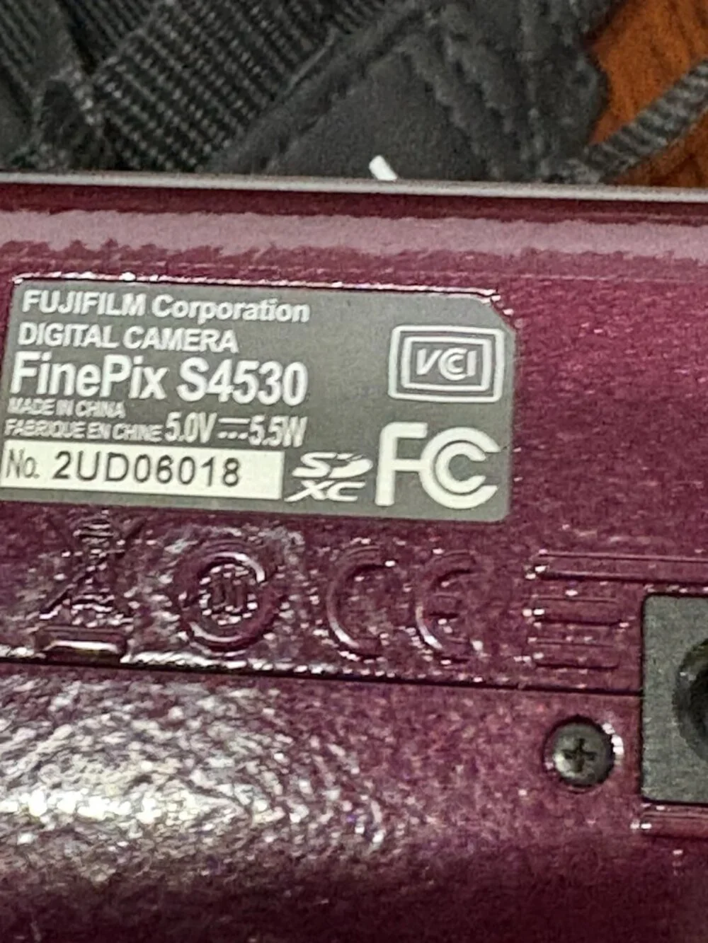 Fujifilm FinePix S Series S4530 14MP Digital Camera Case Strap Burgundy Tested